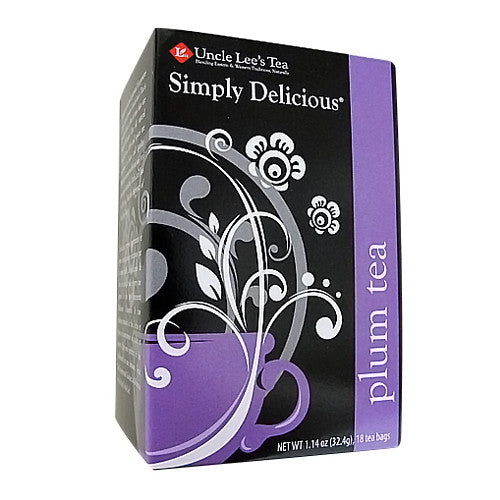 Uncle Lees Tea, Simply Delicious Plum Tea, 18 Ea